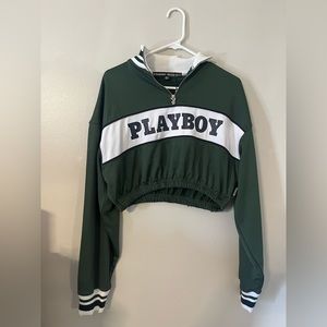 Playboy crop top sweater